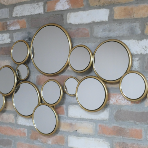 Metal Circles Mirror
