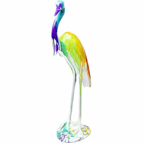 Rainbow Heron Deco Figurine