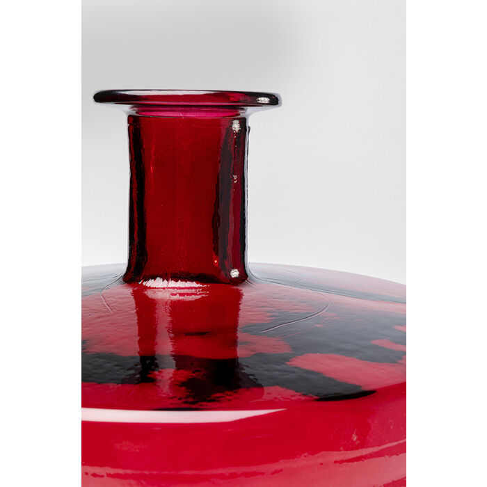 Small Red Round Vase 45cm