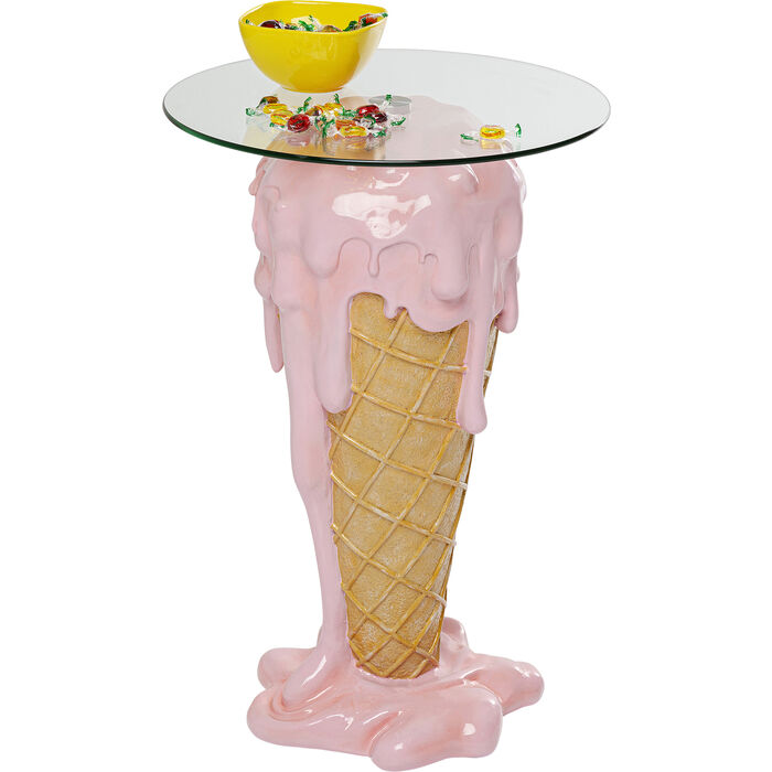 Pink Ice Cream Side Table