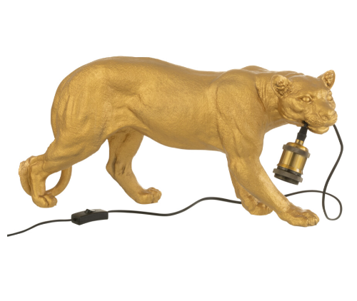 Puma Resin Gold Large Table Lamp