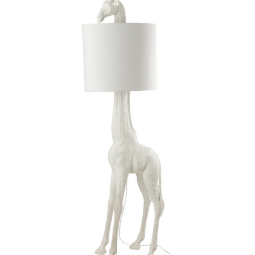 Giraffe Floor Lamp Poly White