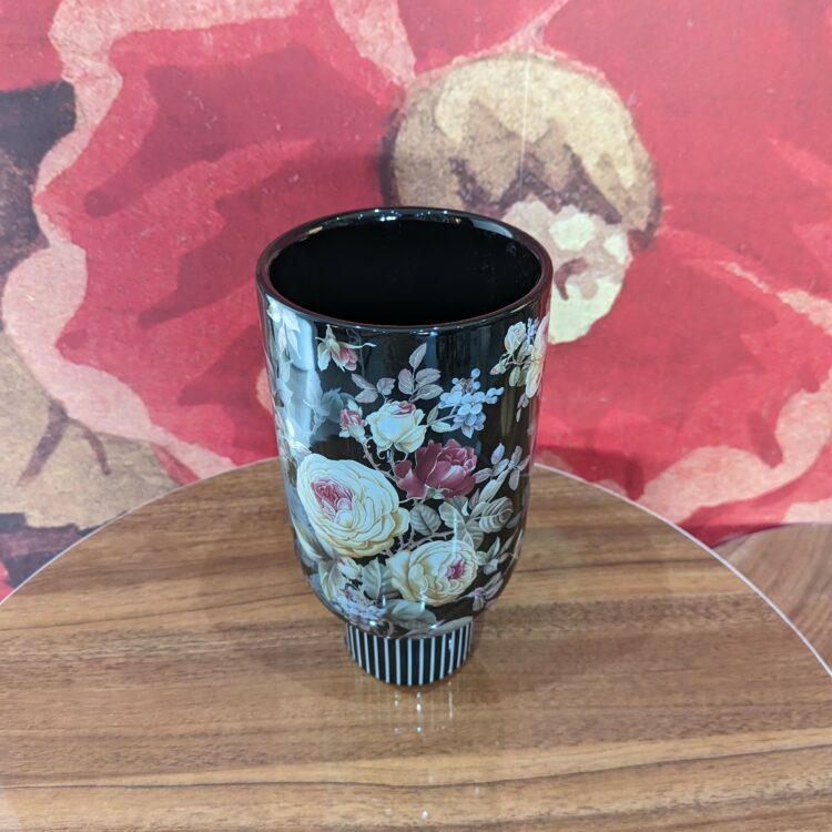 Rose Black Vase 27cm