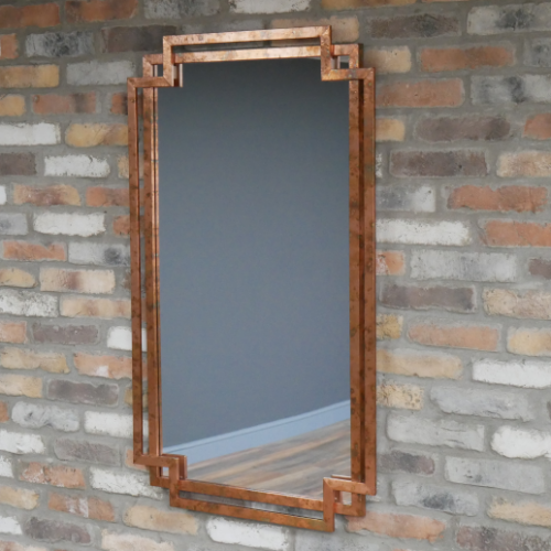 Copper finish mirror