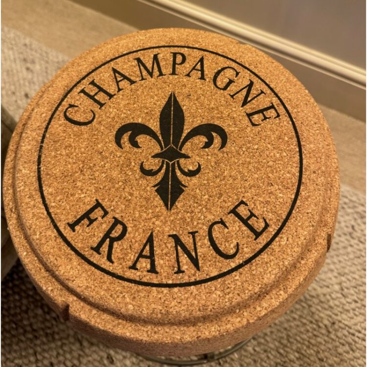 Champagne Cork Wire Stool / Side Table