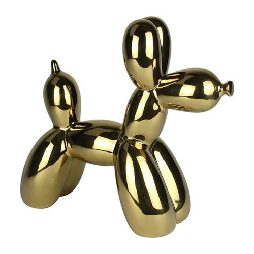 Modern Art Lustre Balloon Dog Gold